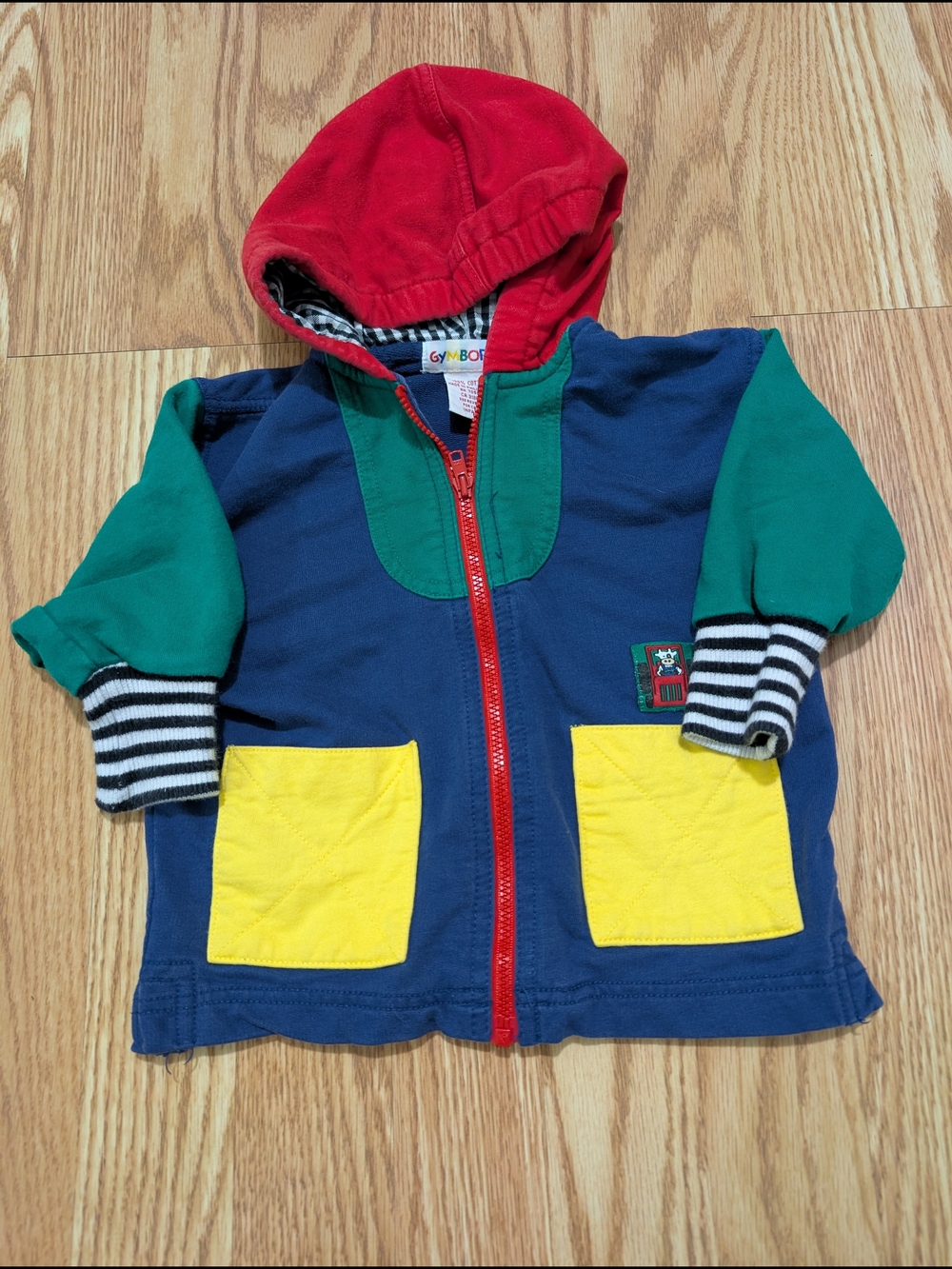 Vintage 90's Gymboree Color Block Zip Jacket Infant